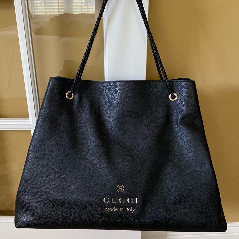 💯Auth GUCCI Large Black Bag. Excellent Condition‼️